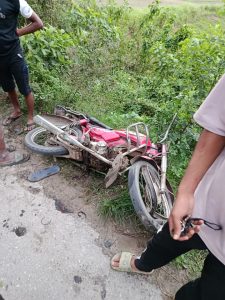 নিহত লোকের বাইক
